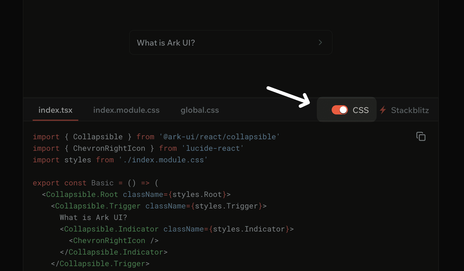 CSS Toggle